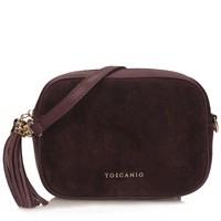 Klasyczna listonoszka ze skóry- TOSCANIO G88 BORDOWA