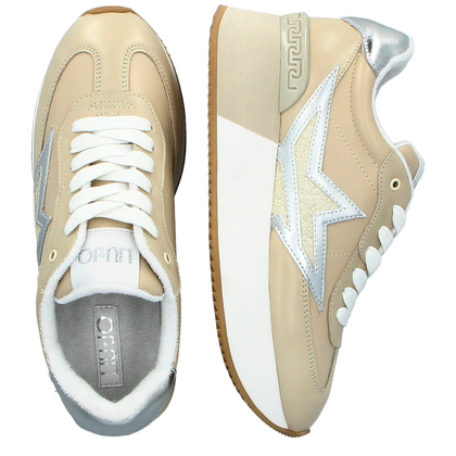 Sneakersy premium - LIU JO DREAMY 03 BF4039 PX527 BEŻOWE