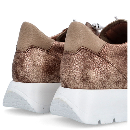 Hiszpańskie sneakersy premium - WONDERS A-2492 ZŁOTE