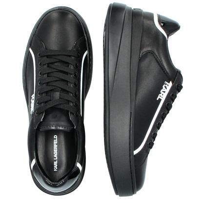 Sneakersy męskie - KARL LAGERFELD KRONOS KL54020 CZARNE