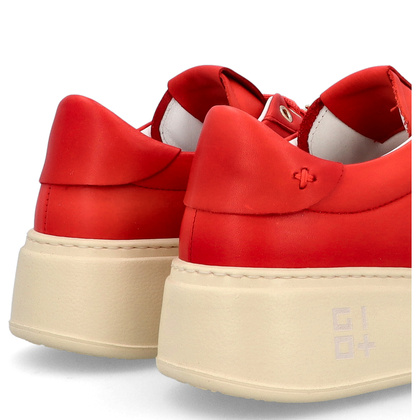 Sneakersy skórzane premium - GIO+ PIA300B CZERWONE