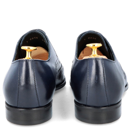 Wizytowe półbuty męskie - TAPI A-6688 GRANATOWE