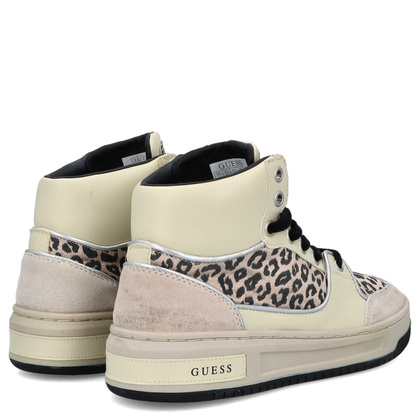 Sneakersy za kostkę premium - GUESS TULLIA FL5TULFAP12 BEŻOWE