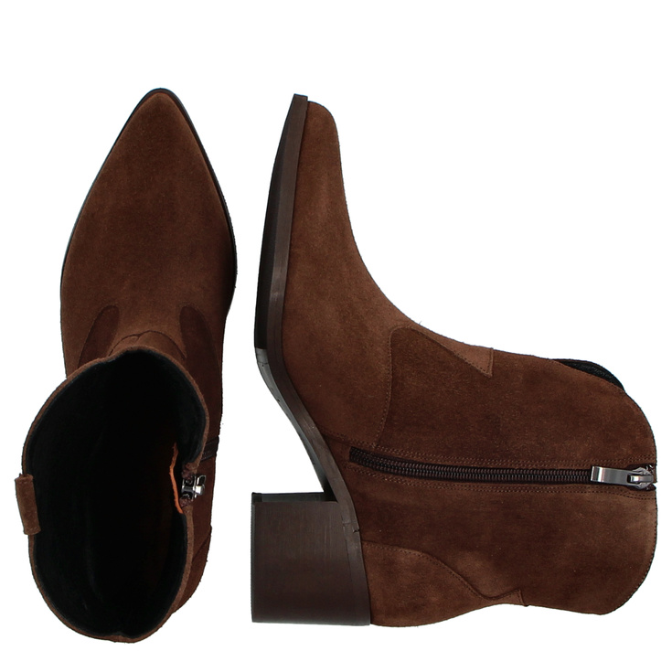 ZESTAW BUTY + TOREBKA  - KOTYL 4735 TOSCANIO G89 BRĄZOWY