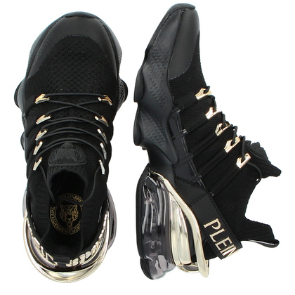 Sneakersy premium - PLEIN SPORT SADS USC0518 CZARNE