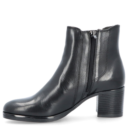 Wygodne botki ze skóry - PARROTTO WH70H04 CZARNE