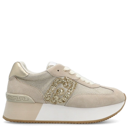 Sneakersy premium  - LIU JO DREAMY 02 BEŻOWE