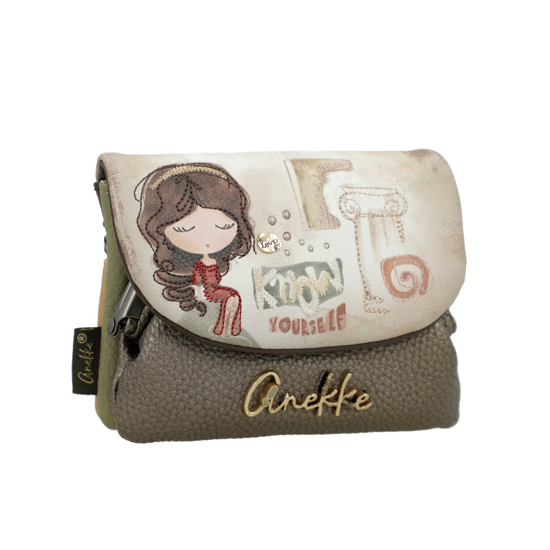 Mały damski portfel z klapką - ANEKKE MUSE 42709-016