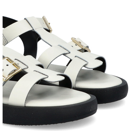 Hiszpańskie sandały - WONDERS AB-1012 KREMOWE