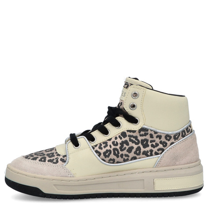 Sneakersy za kostkę premium - GUESS TULLIA FL5TULFAP12 BEŻOWE