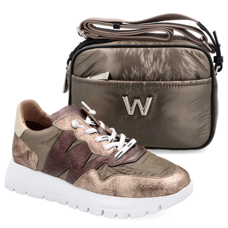 ZESTAW BUTY + TOREBKA - WONDERS A-2491 WB-52002