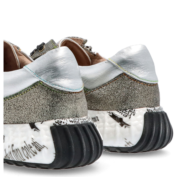 Modne sneakersy damskie - LAURA VITA BURTON 11 SZARE