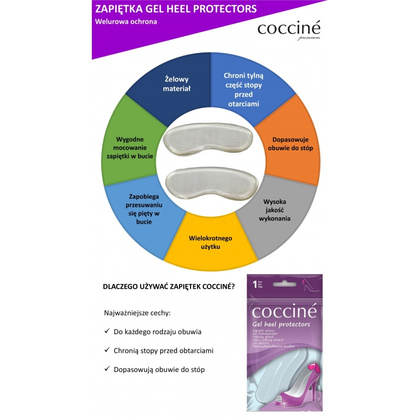 COCCINE zapiętka żelowa- duża