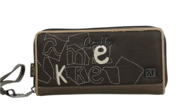 Duży portfel damski z blokadą RFID - ANEKKE MUSE BLOOM 42729-908