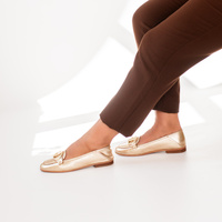 Eleganckie półbuty premium - LIU JO EMEL 03 ZŁOTE