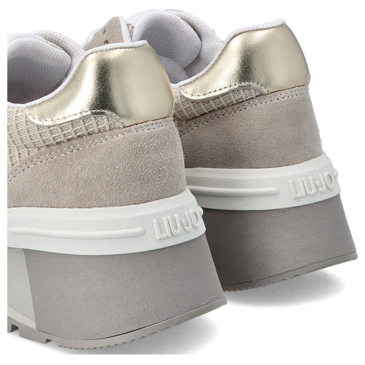Sneakersy premium  - LIU JO AMAZING 25 BEŻOWE