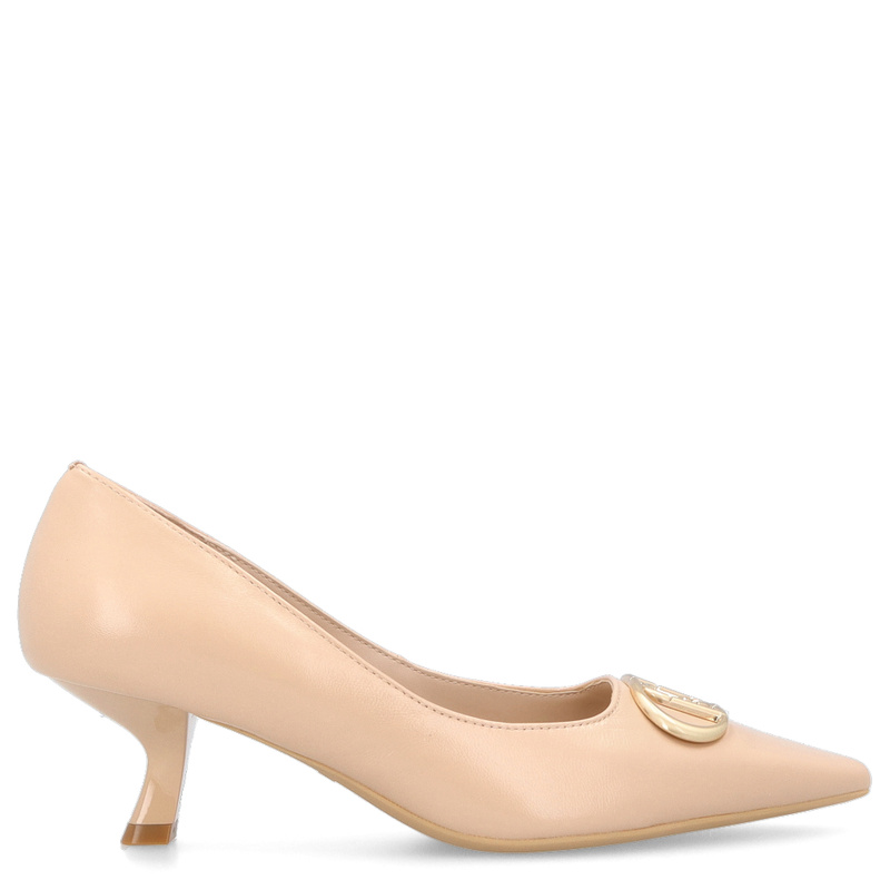 Czółenka skórzane premium - LIU JO GEMY 01 BEŻOWE