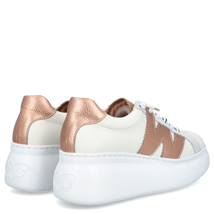 Hiszpańskie sneakersy premium - WONDERS A-2670 BIAŁE