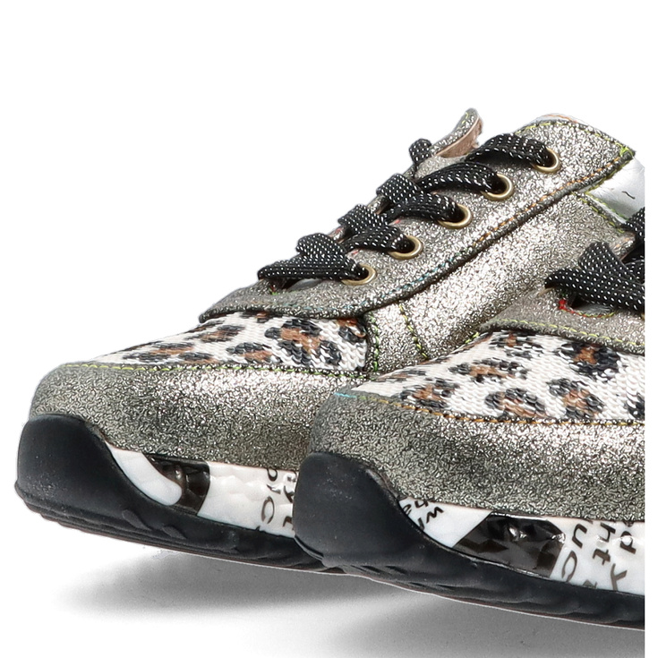 Modne sneakersy damskie - LAURA VITA BURTON 11 SZARE