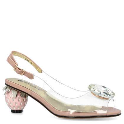 Sandały silikonowe - SCAVIOLA S-365 RÓŻOWE