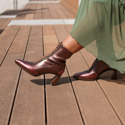 Hiszpańskie botki z zamkiem - HISPANITAS CHI254186 MULTIKOLOR