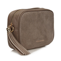 Klasyczna listonoszka ze skóry- TOSCANIO G88 CIEMNY BEŻ