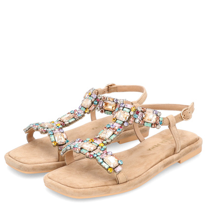 Hiszpańskie sandały - ALMA EN PENA V240823 BEŻ