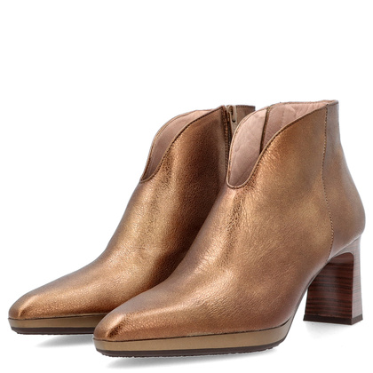 Hiszpańskie botki z wycięciem - HISPANITAS HI243576 STARE ZŁOTO