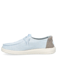 Lekkie półbuty damskie - HEY DUDE WENDY EYELET LACE 43128 BŁĘKITNE