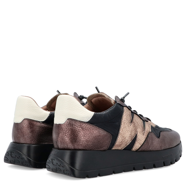 Hiszpańskie sneakersy premium - WONDERS A-2491 METALICZNE