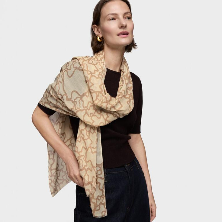 Szal z motywem misia - TOUS KAOS 2002357901