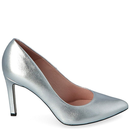 Klasyczne szpilki - BRAVO MODA 1373 SREBRNE