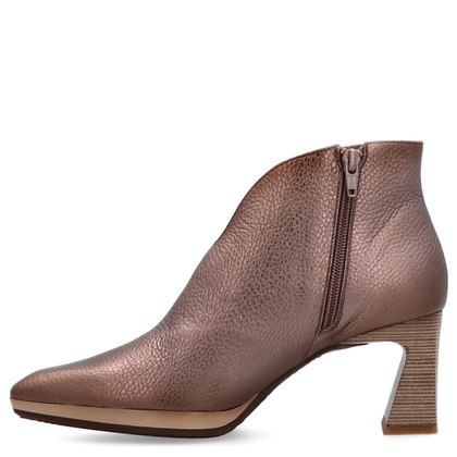 Eleganckie botki z wycięciem - HISPANITAS HI254270 BRĄZOWE