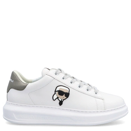 Sneakersy męskie - KARL LAGERFELD KAPRI MENS KL52531M BIAŁE