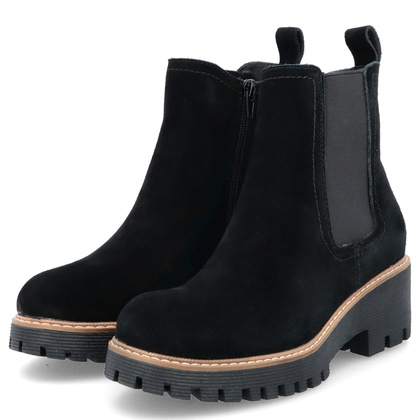 Skórzane sztyblety damskie - FILIPPO DBT4805/24 CZARNE