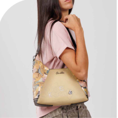 Torebka damska na ramię - ANEKKE MUSE BLOOM 42722-391