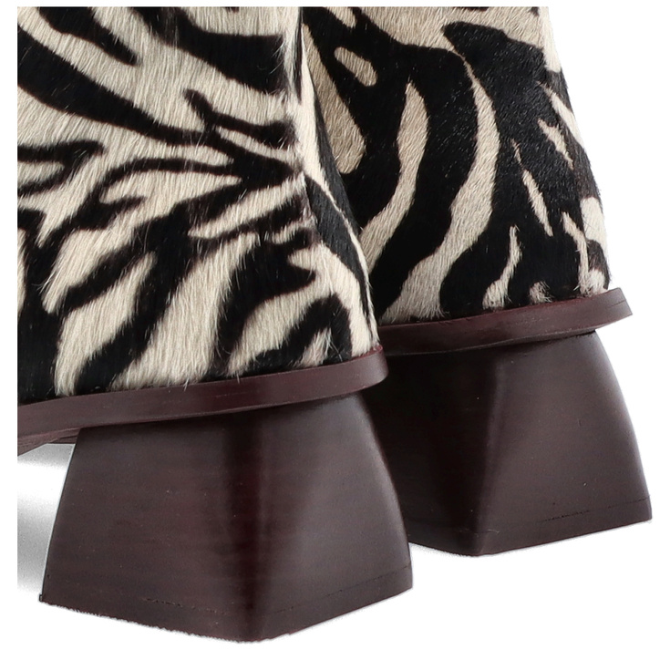 Botki z motywem zwierzęcym - GIOSEPPO 776872 ZEBRA