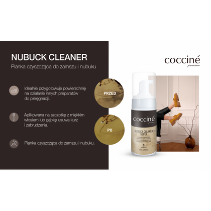 COCCINE NUBUCK CLEANER - pianka czyszcząca