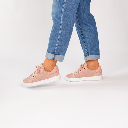 Sneakersy premium - GUESS REFRESH3 FL5RF3FAP12 RÓŻOWE