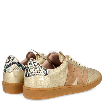 Hiszpańskie sneakersy premium - WONDERS A-2001 ZŁOTE