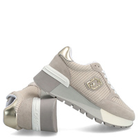 Sneakersy premium  - LIU JO AMAZING 25 BEŻOWE