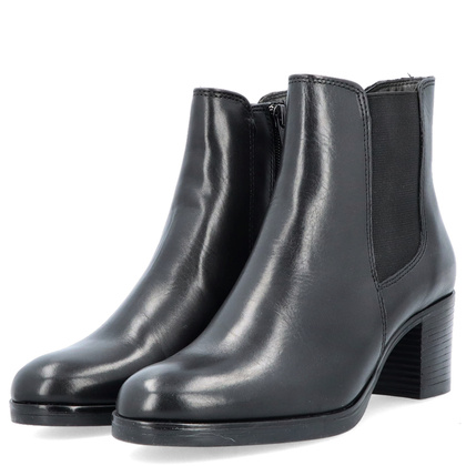 Wygodne botki ze skóry - PARROTTO WH70H04 CZARNE