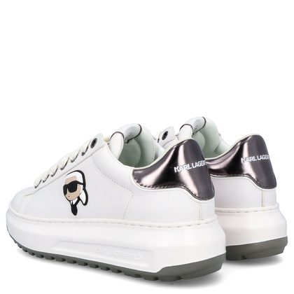 Sneakersy męskie - KARL LAGERFELD KAPRI LUG KL57530 BIAŁE