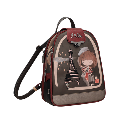 Plecak trzykomorowy - ANEKKE MADEMOISELLE 41805-043