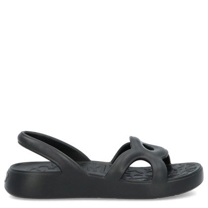 Lekkie hiszpańskie sandały - WONDERS GLUB CZARNE