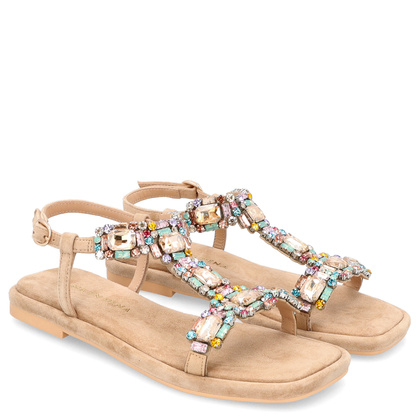 Hiszpańskie sandały - ALMA EN PENA V240823 BEŻ