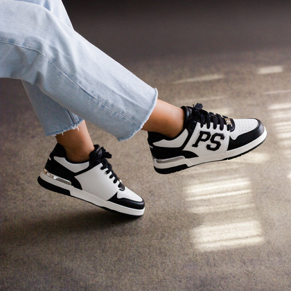 Sneakersy premium unisex - PLEIN SPORT SAES-USC0737 CZARNE