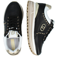 Sneakersy premium - LIU JO MAXI WONDER 87 CZARNE