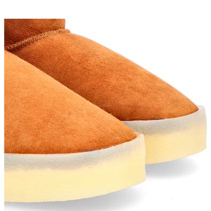 Skórzane śniegowce damskie - RAVINI 23 260 CAMEL