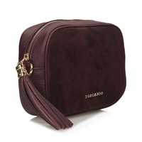 Klasyczna listonoszka ze skóry- TOSCANIO G88 BORDOWA